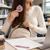Cute Bear Foldable Hair Brush with Mirror, Compact Travel Detangling Hairbrush, Portable Pocket Hair Comb for Women, School, Office & Travel