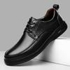 High Quality Men Oxfords Shoes Lace Up Spring Autum Genuine Leather Men Fashion Business Casual Man Shoe Breathable Chunky Shoes