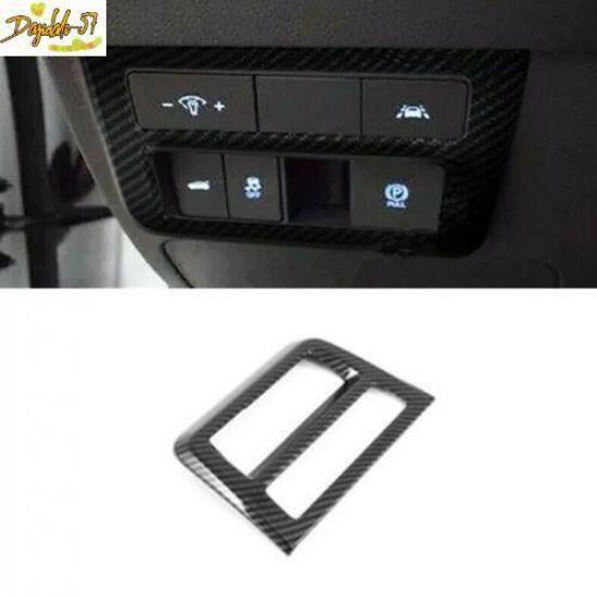 Carbon Fiber For Hyundai Sonata - Headlight Light Lamp Switch Cover Trim