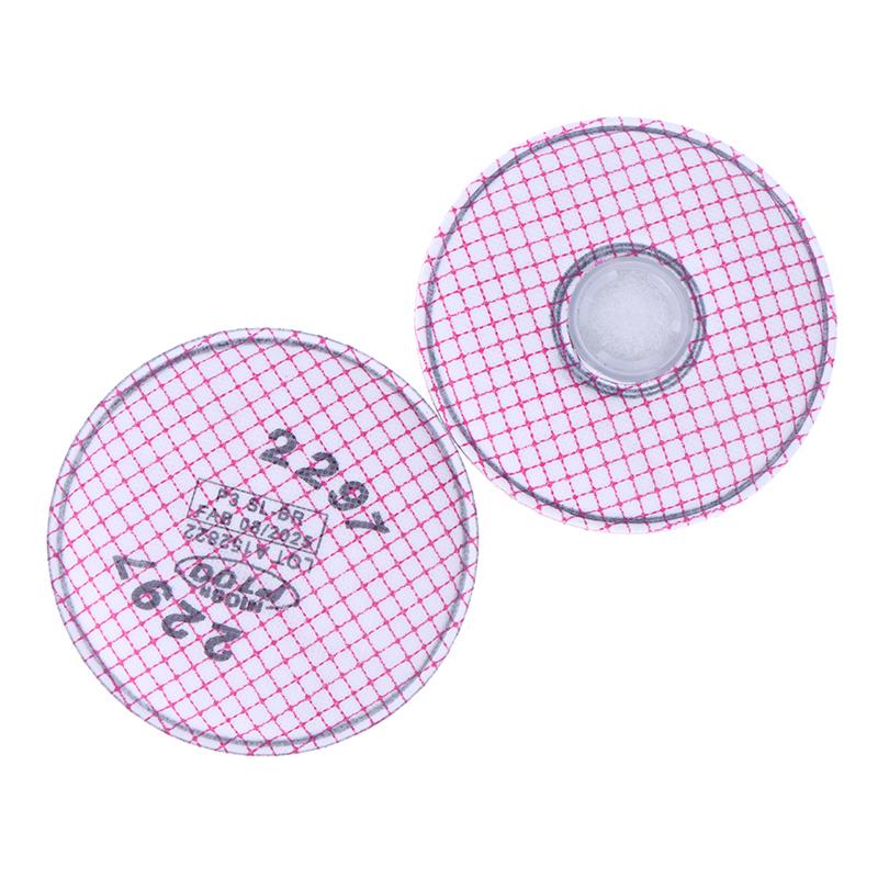 2 Stück/Set 2297 P100 Fortschrittlicher Atemschutzfilter Basierend Partikel Belästigungsgrad Organische Dämpfe Entlastung/Bergbau/Schiffbau/Beseitigung