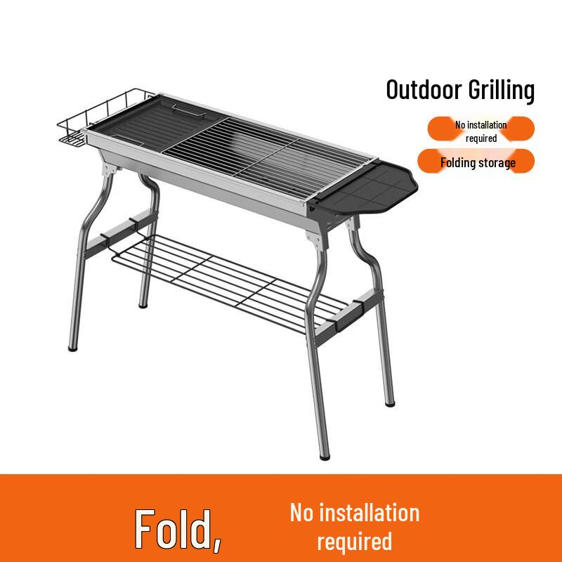 Bashiting Stainless Steel Portable BBQ Grill