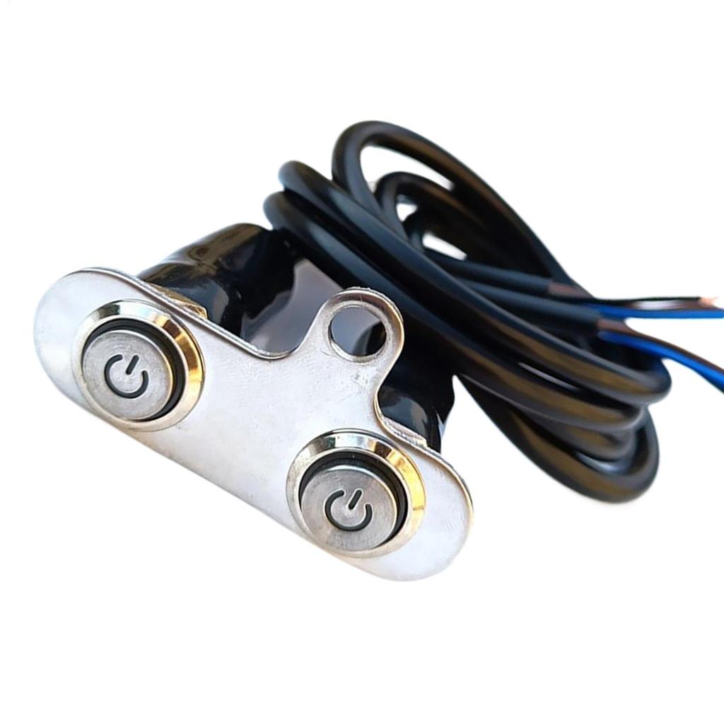 Motorcycle Handlebar Light Control Button Motorcycle Spotlight Taillight Control Button Multifunctional Riding Lamp Controller