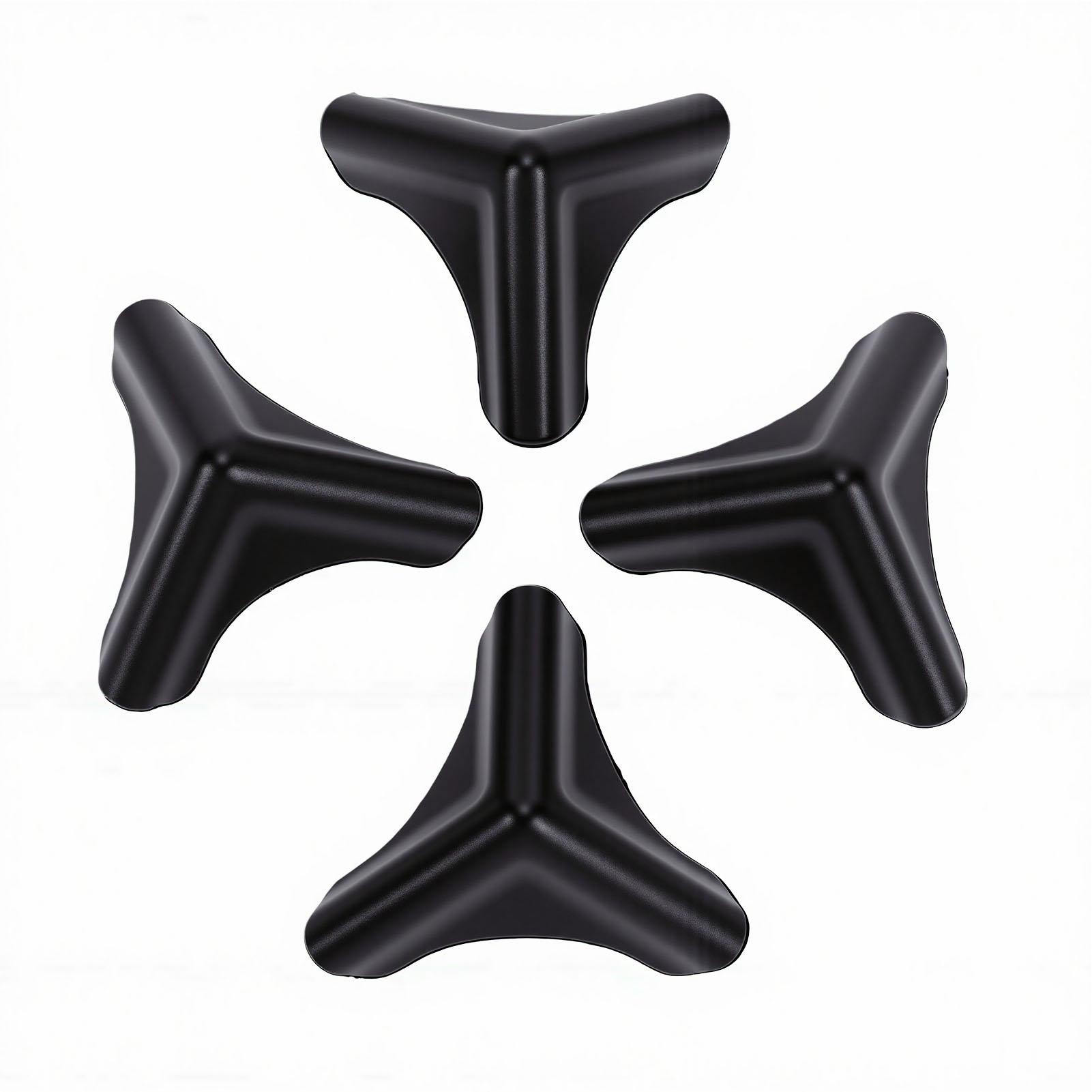 

4pcs Silicone Corner Guards Corner Protectors Soft Rugged Self Adhesive Covers for Table Desk Kitchen Cabinet