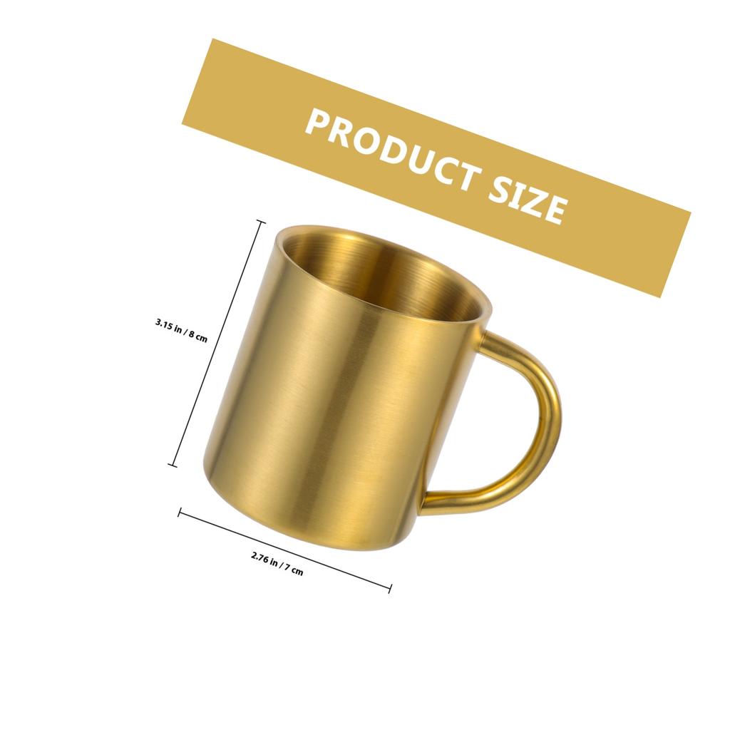 Stainless Steel Mug Smooth Edge Design For Outdoor Camping Coffee Tea Beer Portable Insulated Water Cup Multi-Function