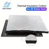 3D-Druckerteile Wärmeisolationswatte 220/235/310mm Folie Selbstklebende Isolationswatte 3D-Drucker Heizbettaufkleber