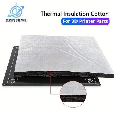 3D-Druckerteile Wärmeisolationswatte 220/235/310mm Folie Selbstklebende Isolationswatte 3D-Drucker Heizbettaufkleber