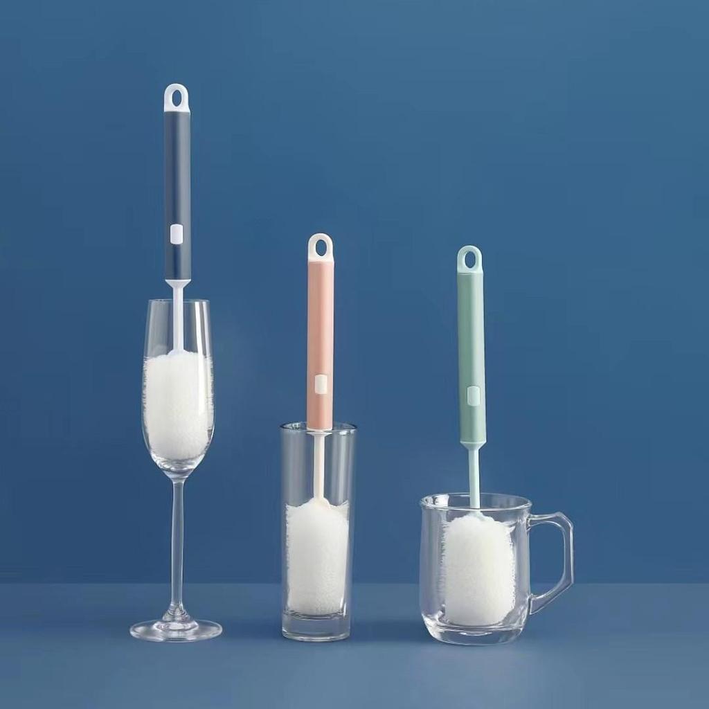Detachable Long Handle Cup & Bottle Cleaning Brush with PP Sponge