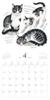 Iku Ikune Czech Cat Wall Calendar 2026 12-Month