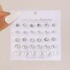 114pcs Minimalist Colored Stud Earrings Set for Women Vintage Elegant Beads Earring Dates Vacations Daily Wear Jewelry Gift 2026