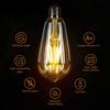 6 Pack ST19 Shape Filament Bulb 4W LED (40W Equivalent) LED Bulb LED Filament Bulb  Restaurant