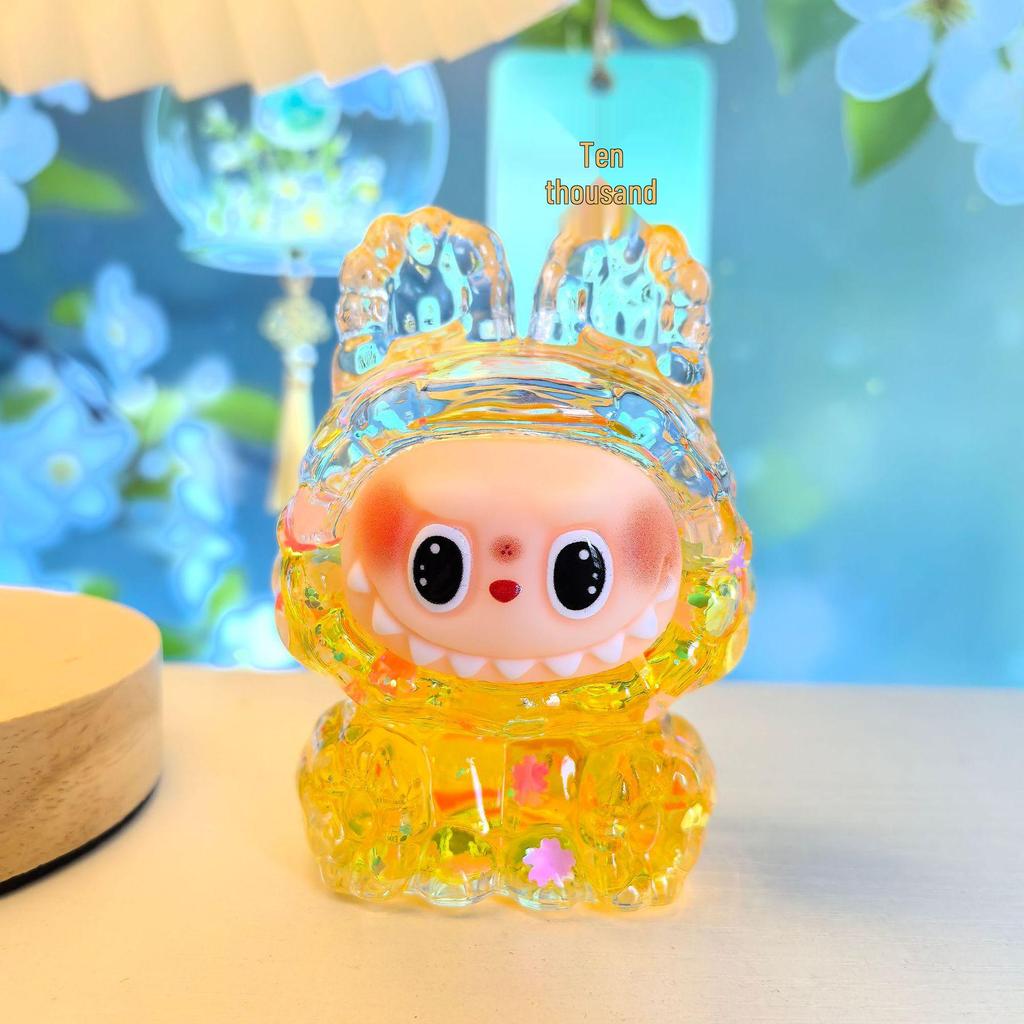 Labubu Oil Quicksand Blind Box DIY Cute Handmade Doll Ornaments