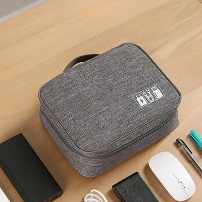 Cyfrowa Oddzielna Torba Podróżna Dużej Pojemności Wielofunkcyjna Kabel do Danych Mobilnych Power Bank Torba do Przechowywania USB Prezent na Stopę