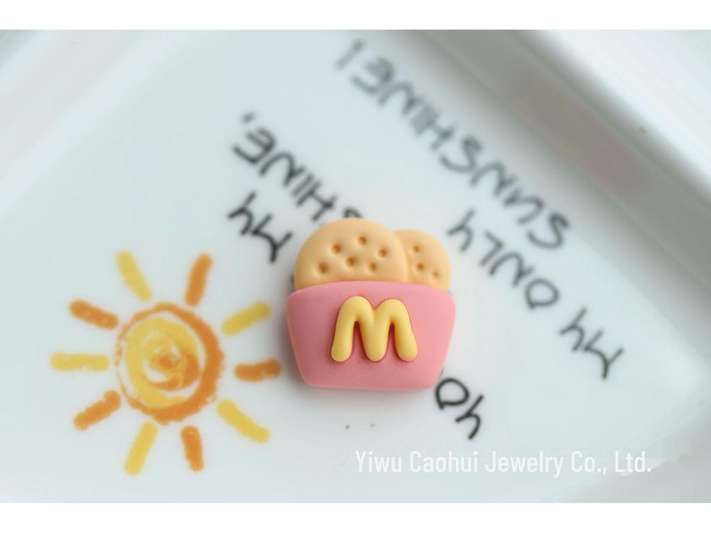 Süßes Brot Keks & Spiegelei Harz Schmuck DIY Zubehör