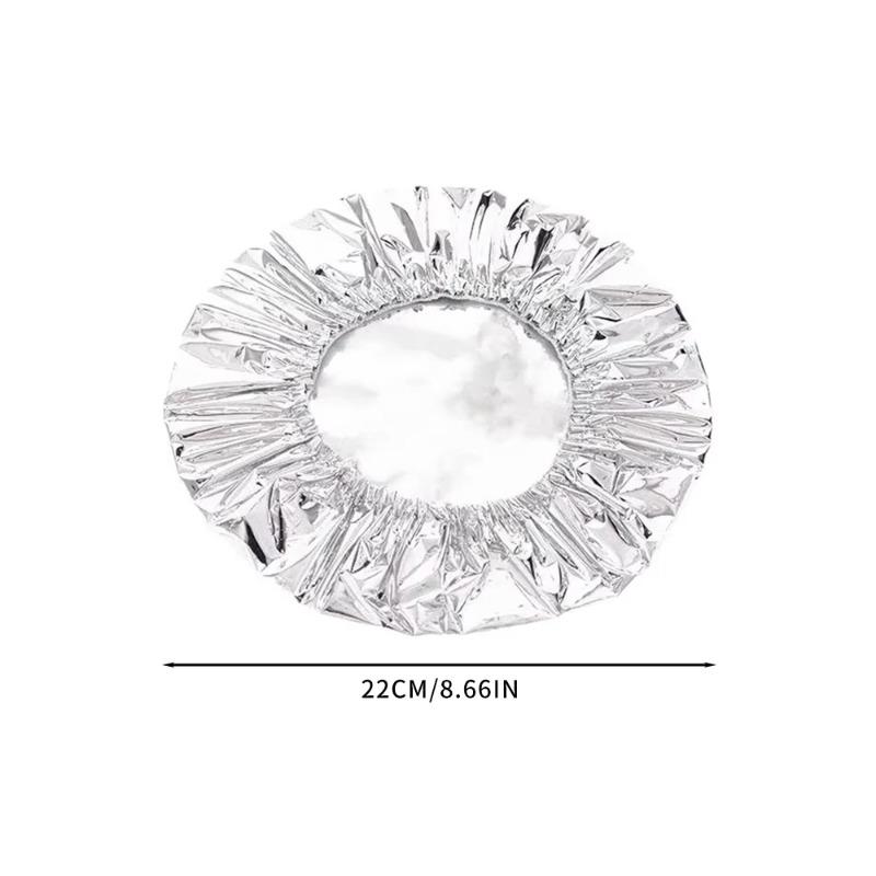 10-60pcs Reusable Aluminum Foil Bowl Cover Heat Insulation And Heat Preservation Food Grade Oven Takeaway Picnic