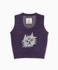 Holidayvisitor Mad Cat Vest - Purple