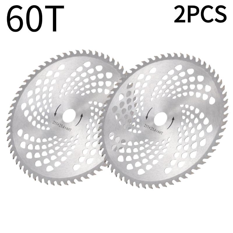 1-10pcs 9.95" 40T 60T Lawn Mower Blade Brush Cutter Blade Tree Trimmer Saw Blade Carbide Replacement Circular Saw Blade