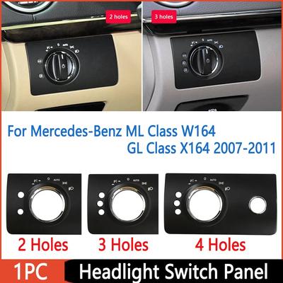 Car Headlight Switch Repair Cover for Mercedes-Benz ML Class W164 GL Class X164 2007-2011 Replacement Parts Accessories