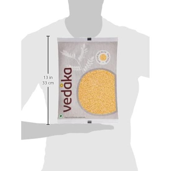 Vedaka Popular Unpolished Yellow Moong Dal | Naturally Rich In Protein | Naturally Cholesterol Free | 2 Kg