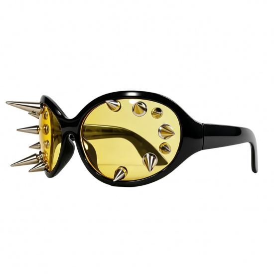 New European and American style, quirky and cool glasses, cyberpunk-style devil glasses, party sunglasses, party eyewear