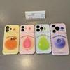 English fruit mobile phone case is suitable for Apple 17promax mobile phone iphone16Pro love window mobile phone case