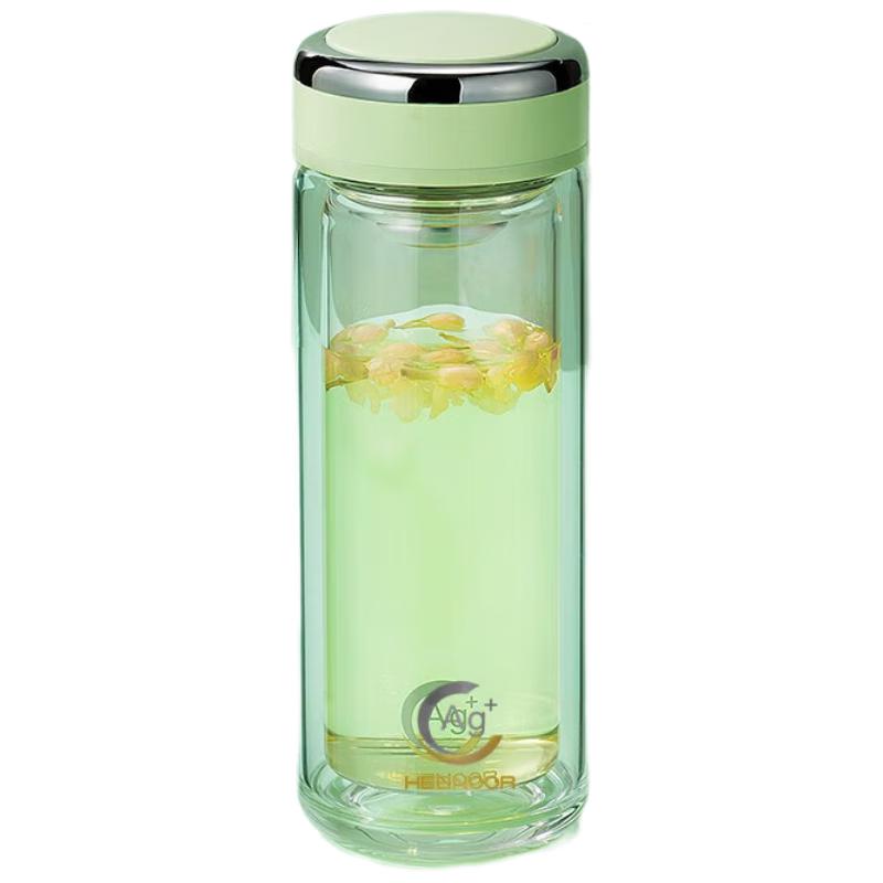 Heenoor XN-1951 Double-Wall Glass Tea Tumbler