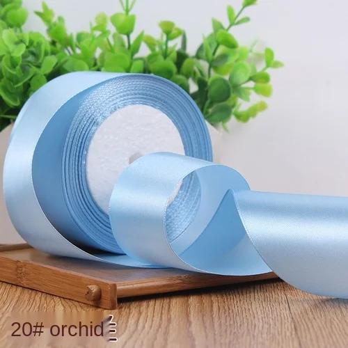25Yards/Roll 6mm 10mm 15mm 20mm 25mm 40mm 50mm Silk Satin Ribbons for Gift Packing Christmas Party Decoration Fabric Crafts DIY