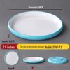Melamine Nordic Style Cold Dish & Stir-fry Plate for Restaurants and Hotels