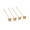 Copper Love Butterfly Five Pointed Star T-shaped Needle Pin For DIY Jewelry Making Craft Accessories