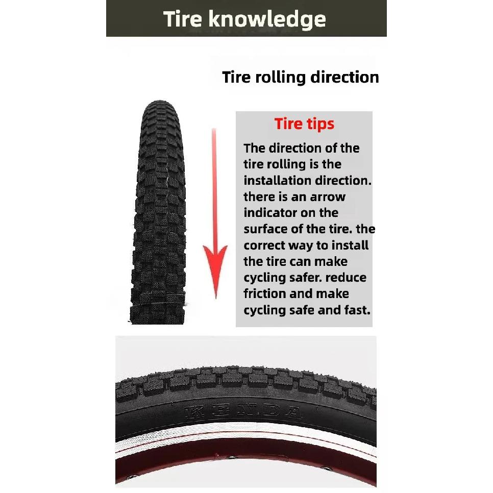 Kenda 20 24 26inch *1.75 1.95 2.125 2.3 K905 Mountain Bike Dirt Racing BMX Performance Tire