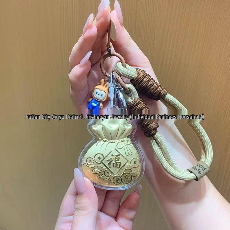 24K Gold Koala Pendant: Peace, Joy & Wealth Keychain Gift