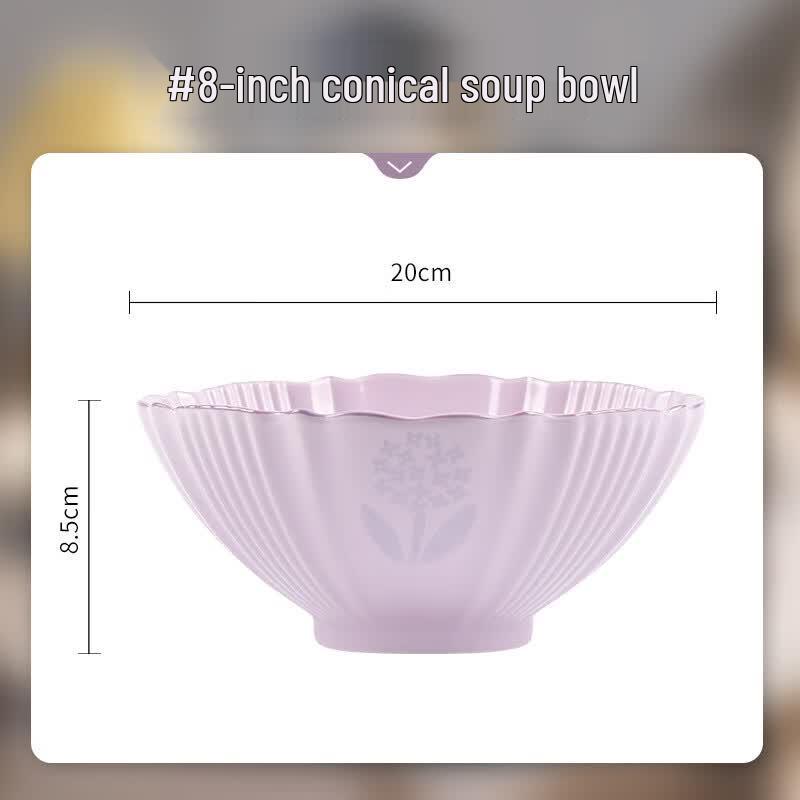 Yi Pan 8-inch Minimalist Melamine Soup Bowl