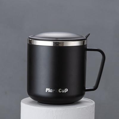 Con manico Bicchieri per acqua isolati Boccetta per vuoto a doppia parete Tazza da caffè portatile per caffè al latte da ufficio
