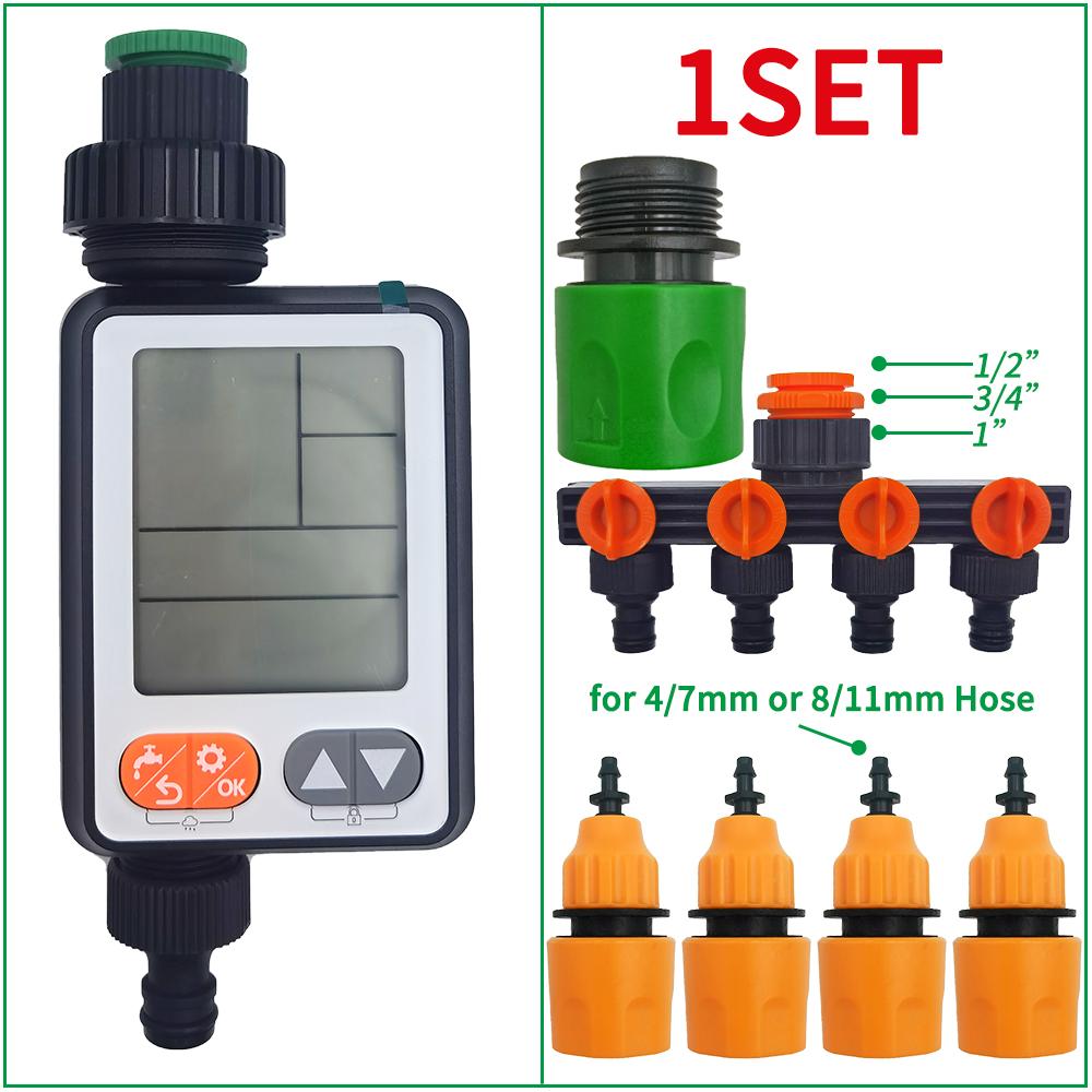 Oasis 5M-30M Garden Irrigation Outdoor Misting Cooling System Watering 1/4'' Brass Atomizer Nozzles 4/7mm Hose Patio Greenhouse