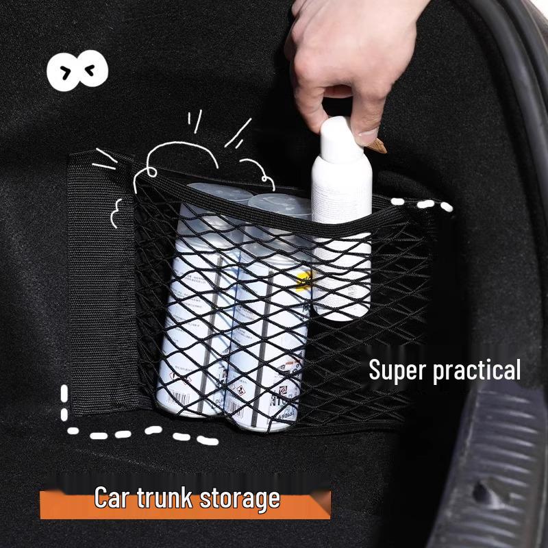 Adhesive Kitchen Cabinet Door Storage Bag Organizer