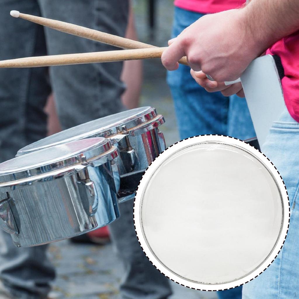 Snare Drum Drumhead Skin Practice Tighten Sound Accessories Transparent Replacement DIY Parts