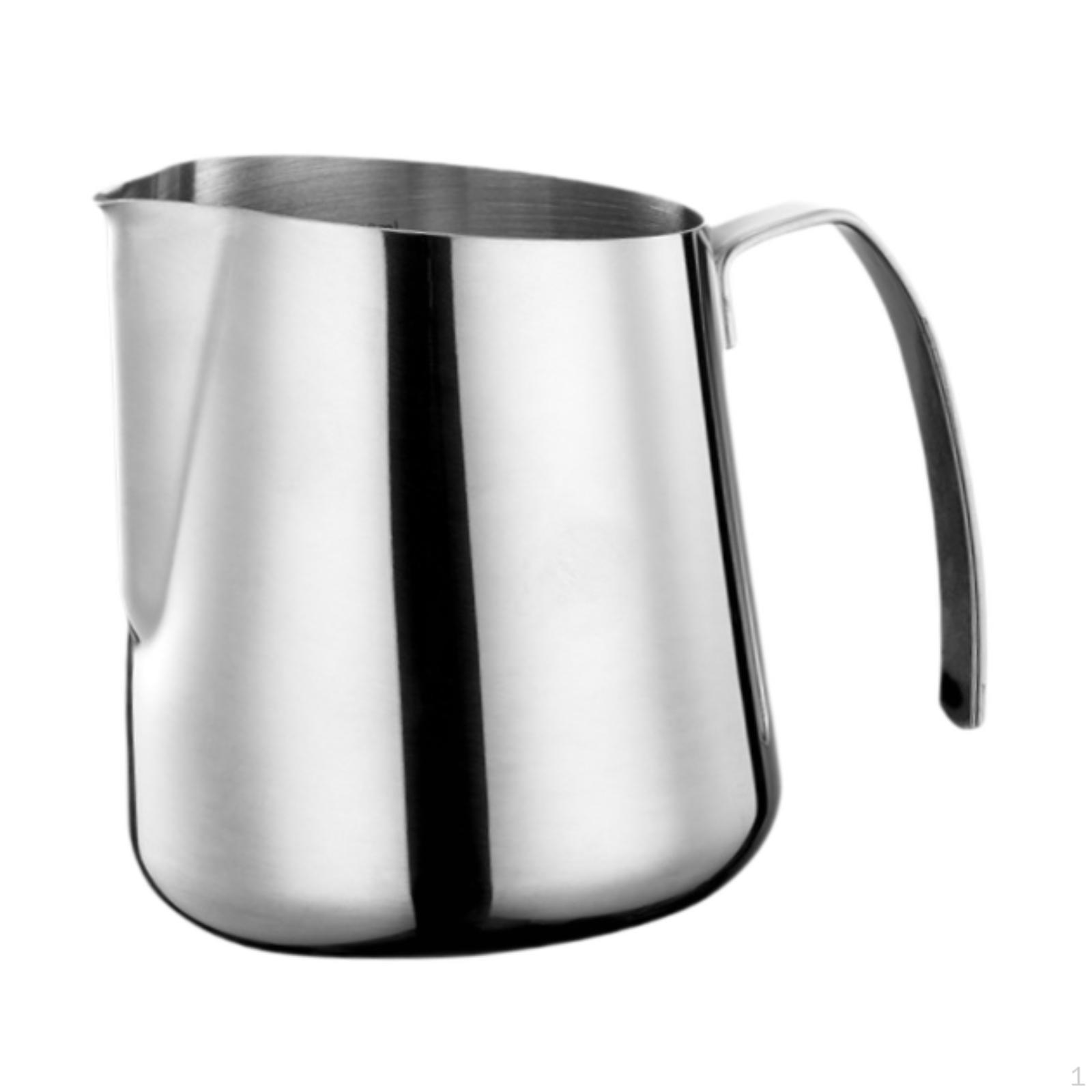 

Чашка для вспенивания кофе для домашнего использования и приготовления латте silver 750ML