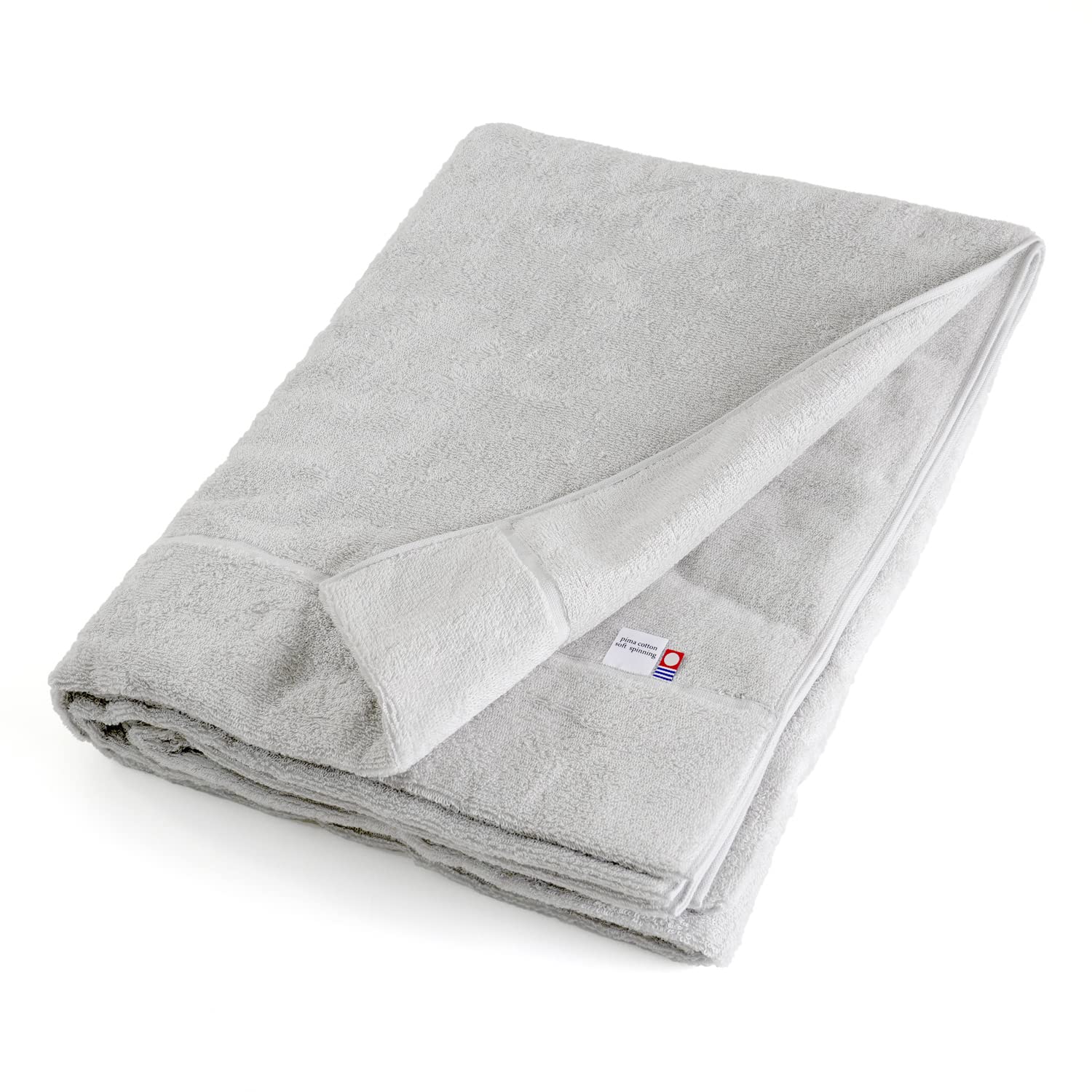 

oruTa Imabari Single Towel Fluffy Pima Air All 140 x 190 Gray Blanket, Summer, 100% Cotton, Blanket, Thin, Lightweight, Washable, Season, Approx. cm, сірий колір