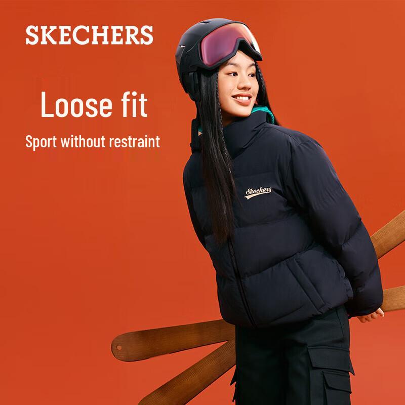 Skechers Unisex 3-Proof Tech Stand Collar Down Jacket L324U103 M