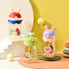 Adorable Cartoon Baby No-Spill Cup Baby Leak-Proof Cup Lightweight To Carry Summer Straw Drinking Cup Pc Plastic Cup