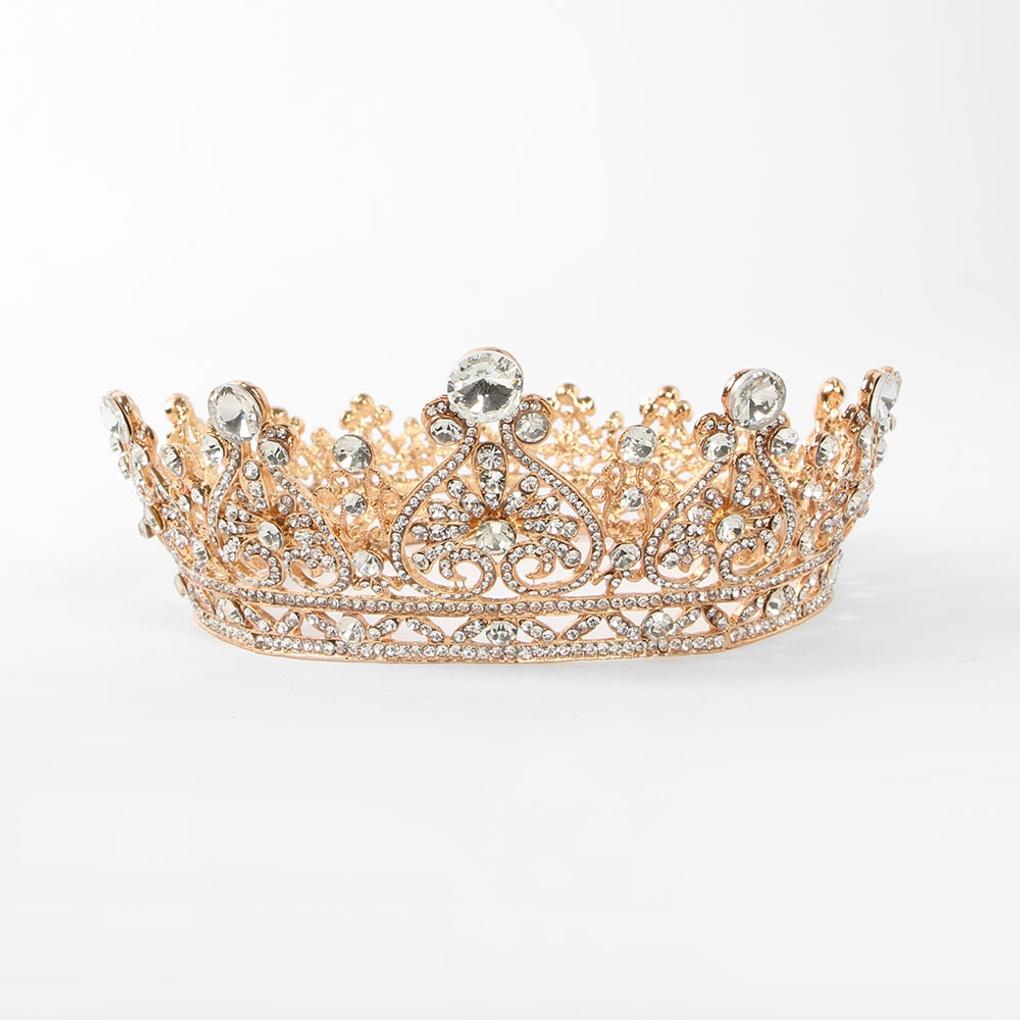 Women's Simple Tiara Accessory Self-Wedding Bridal Hair Crown
