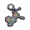 Fun Colorful And Chemistry Molecule Brooch Playful Cartoon Inspired Alloy Pin For Personal Style