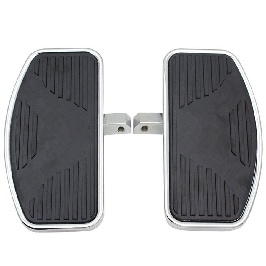 Pair Black Mini Floorboards for Harley & Other Motorcycles Front/Rear