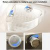Corner Sink Strainer Sponge Holder Large Capacity Strong Load-bearing Suction Cup Triangle Storage Rack with Drain Hole