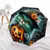 1pc Halloween Cat Automatic Open/Close Umbrella - Portable Collapsible Umbrella with 8-Rib Stability, Fashion Lovers yy251017127