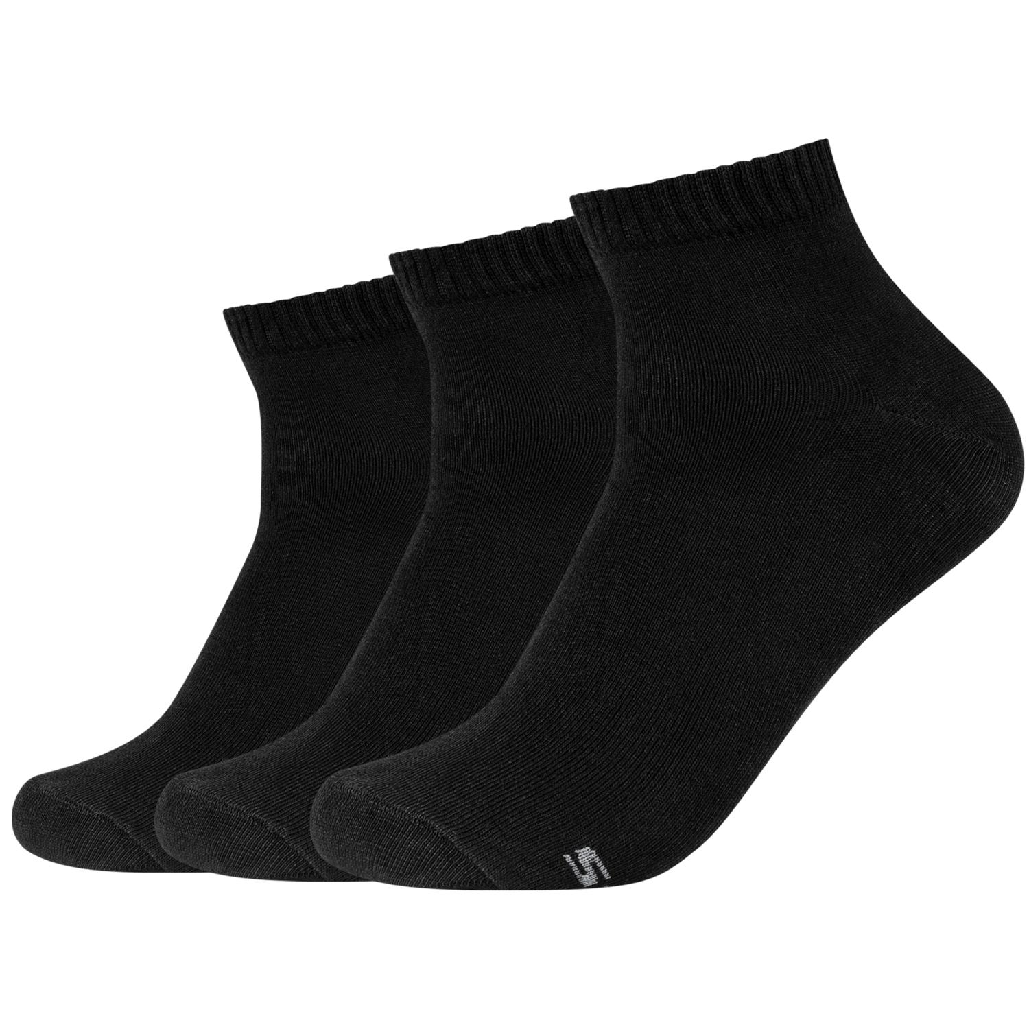 Calzini Skechers 3PPK Basic Quarter, calzini neri da uomo 39-42 nero