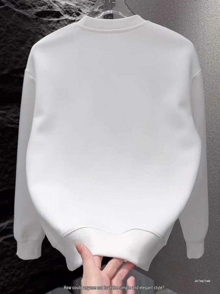 Men's Trendy Lotus Embroidery Hoodie - Casual Spring/Autumn Fashion