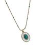 Turquoise Pearl Layered Necklace: Retro, Elegant, Versatile Choker for Women