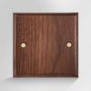 86 Type Wall Light Switch Panel Walnut Wood Brass Lever Wall Switch  Cafe Renovation