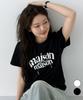 NTBC Maison Ribbon Lettering Short Sleeve T-Shirt_2 Colors