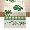 Green Plant Series Printed Table Flag Linen Home Decoration Table Table Cloth Cabinet Tea Table Decorative Cloth